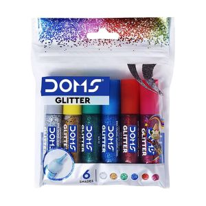 Cola Glitter DOMS 10 ml, 6 Cores