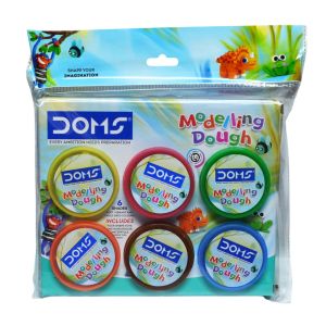 Massa de Modelar DOMS Dough 6 Cores, 150 g