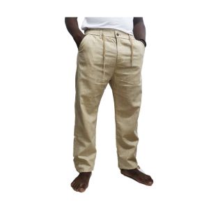 Calça de Linho AIIZ, Creme