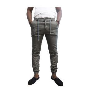 Calças Joggers de Linho AIIZ, Coffee