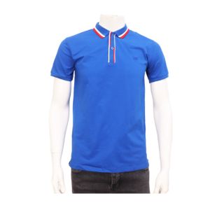 Camiseta Masculina com Gola AIIZ, Azul