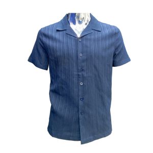Camisa AIIZ Fresh, Azul Escuro