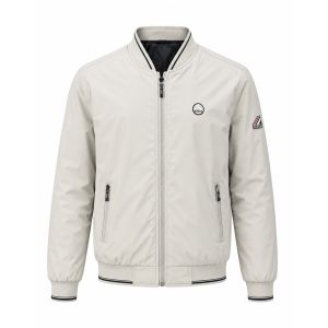 Jaqueta Bomber Masculina HXSFS, Creme