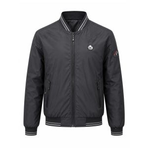 Jaqueta Bomber Masculina HXSFS, Preta