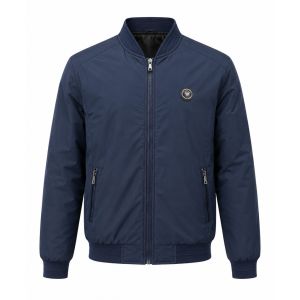 Jaqueta Bomber Masculina HSXN, Navy