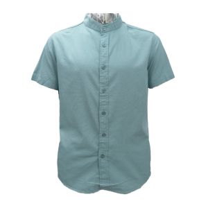 Camisa de Mangas Curtas AIIZ Linho, Verde