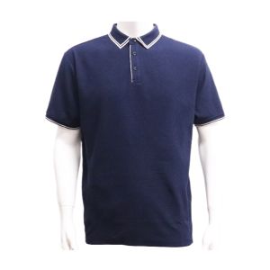 Camiseta AIIZ com Gola, Navy
