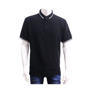 Camiseta AIIZ com Gola, Preta