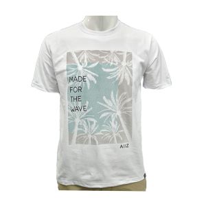 Camiseta Masculina AIIZ Made For the Wave, Branca