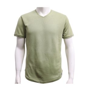 Camiseta AIIZ Gola V, Verde