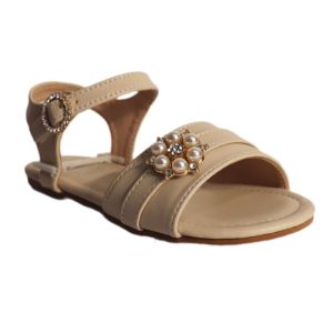 Sandálias Femininas Coleção Criancas AIIZ, Creme