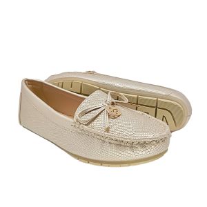 Sapatos Mocassin Feminino AIIZ 1221-7, Gold