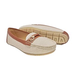 Sapatos Mocassin Feminino AIIZ 626-F12, Bege