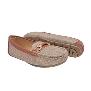 Sapatos Mocassin Feminino AIIZ 626-F12, Castanho