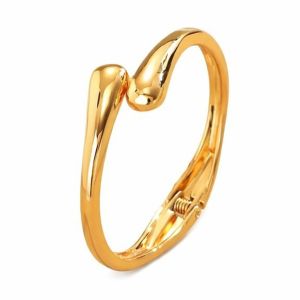 Pulseira Dourada Gota Minimal, Dourado
