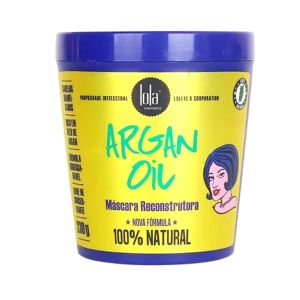 Máscara Reconstrutora Argan Oil Lola Cosmetics Rica em Proteína, 230g