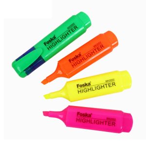 Marcador Florescente Foska, Cores Sortidas