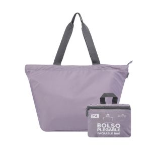 Bolsa Compras Totto Dobrável Ramel, Roxo