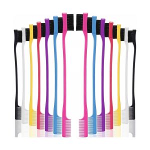 Escova e Pente para Parte Frontal do Cabelo Edge Control, Cores Sortidas