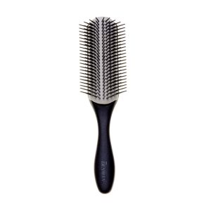 Escova Grande Denman D4 Original Styler 9 Row, Preta e Branca