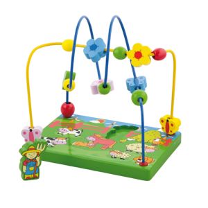 Brinquedo Educativo Viga Wire Beads, Multicolor