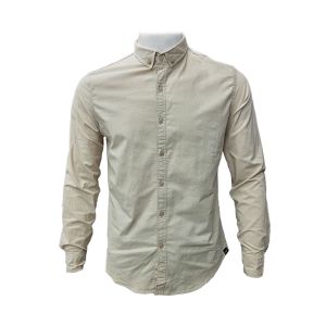 Camisa Casual AIIZ, Creme