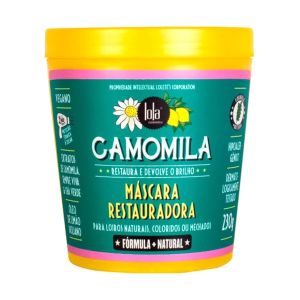 Máscara Restauradora Camomila Lola Cosmetics Para Loiros Mechados, 230g