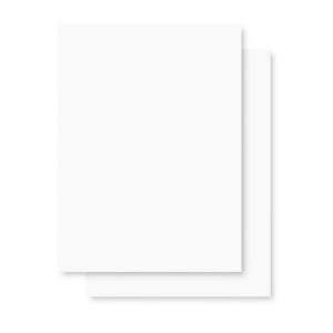 Resma Cartolina A4 Branca 160gsm, 1x100