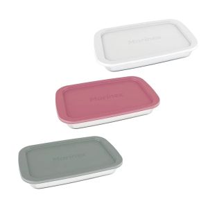 Assadeira Rectangular com Tampa Marinex 2.2 L, Cores Sortidas