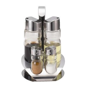 Galheteiro Luxo Inox Micasa Home & Kitchen (12/24), 4 Pcs