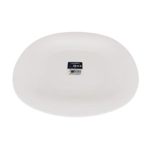 Prato Raso Quadrado Branco Neo Carine Luminarc, 26 cm