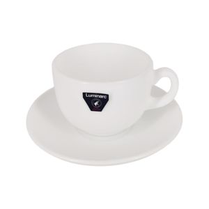 Chavenas Chá Com Pires Essence White Luminarc, 6 Un