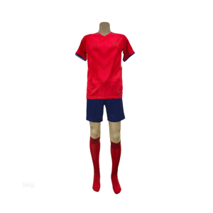 Kit de Equipamento de Futebol Ceta Vermelho, Tamanhos Variados