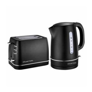 Combo Chaleira Russel Hobbs RHPRT-OB 1.7L 2200W Torradeira 2 fatias 870W, Preto