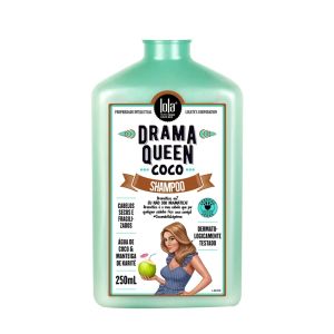 Shampoo Natural Água De Coco & Manteiga De Karité Lola Cosmetics, 250 ml