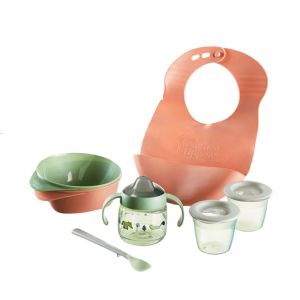 Kit de Alimentação Infantil Tomme Tippee 4+, Verde