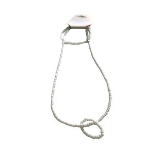 Colar Pulseira e Anel Branco