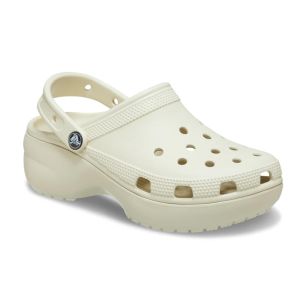 Crocs Femininos Platform Clogs, Bege