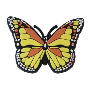 Pingente de Crocs Borboleta Amarelo