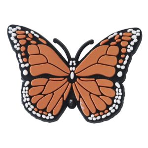 Pingente de Crocs Borboleta Castanho