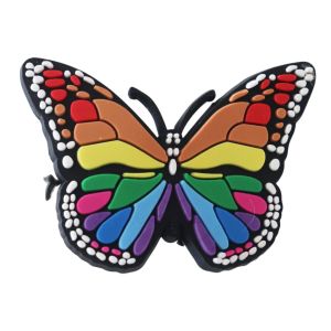 Pingente de Crocs Borboleta Colorida