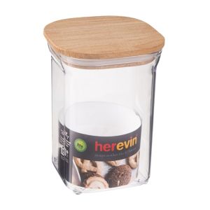 Recipiente de Armazenamento com Tampa de Madeira, 1.1 L