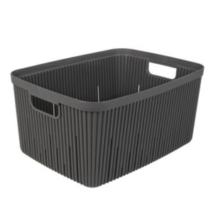 Cesto Multiúsos Cinzento, 18 L