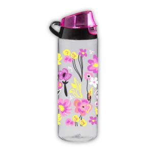 Garrafa de Água PC Flores Coloridas, 750 ml
