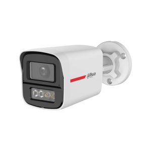 Câmera Analógica 2MP Dahua Colorido Microfone embutido Áudio Câmera Exterior HDCVI, Branco