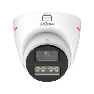 Câmera Analógica 2MP Dahua Colorido Microfone Embutido Áudio Câmera Interior HDCVI, Branco