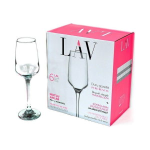 Jogo de 6 Taças de Champanhe Lav 230ml