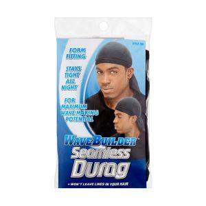 Durag Feminina Preta Com Flores Infantil - the durag