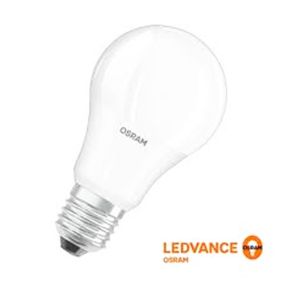 Lâmpada LED E27 OSRAM LEDVANCE, 9W Luz Amarela