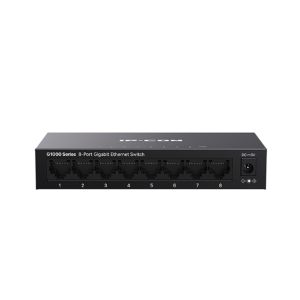 Switch de Mesa IP-COM Gigabit de 8 Portas, Preto
